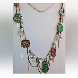 SILPADA Coin Collector Necklace GORGEOUS Vintage Retired